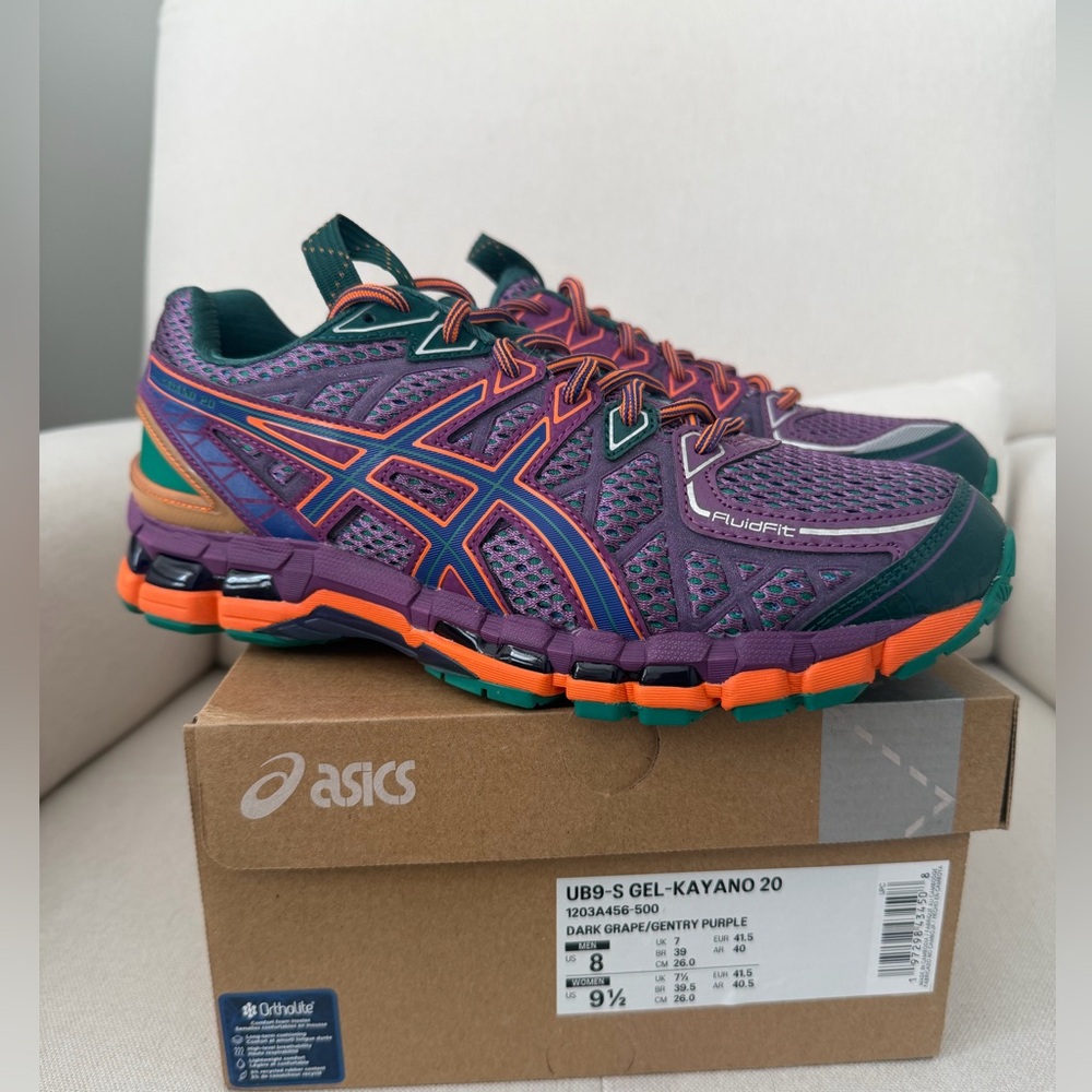 ASICS UB9-S GEL Kayano 20 dark grape / gentry purple NWT - Picture 9 of 9